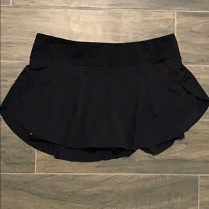 Black lululemon Skort